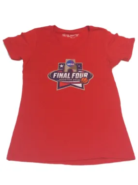 2016 Final Four The Victory WOMENS Red Short Sleeve V-Neck T-Shirt (L)