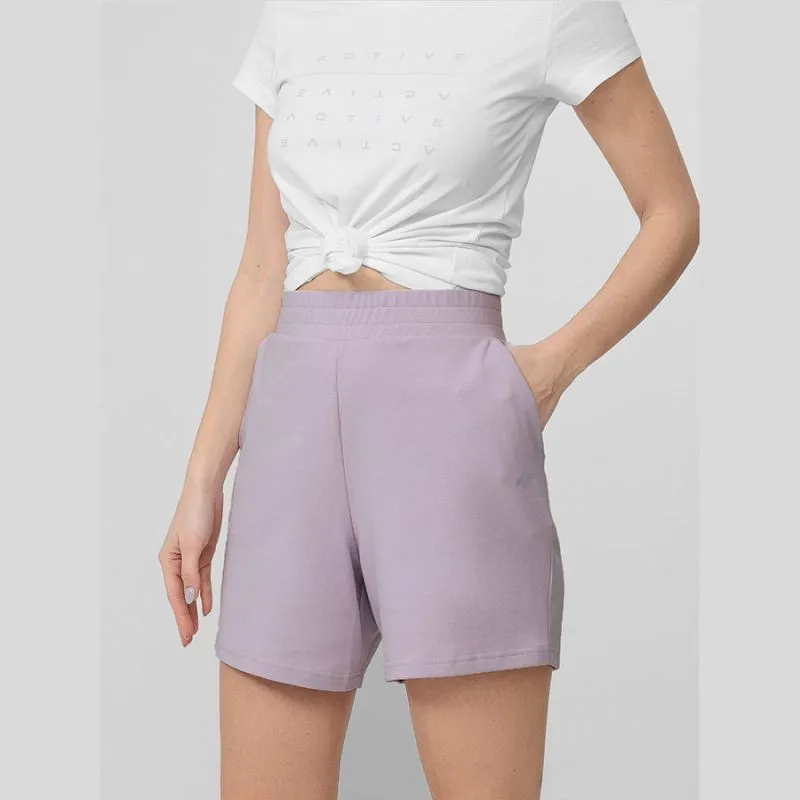 4F Womens High-Quality, Violet Shorts - Perfect for Active and Leisure Wear