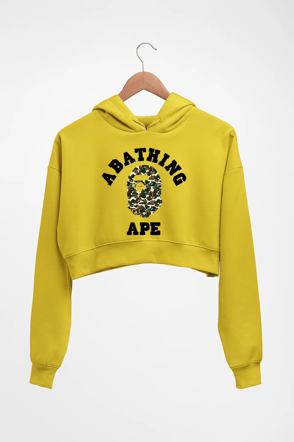 A Bathing Ape Crop HOODIE FOR WOMEN