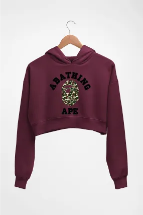 A Bathing Ape Crop HOODIE FOR WOMEN