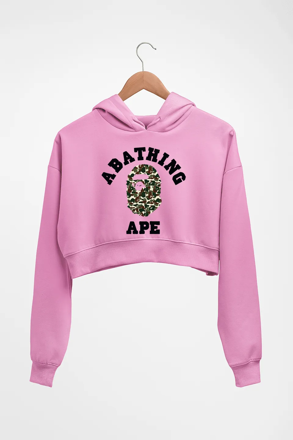 A Bathing Ape Crop HOODIE FOR WOMEN