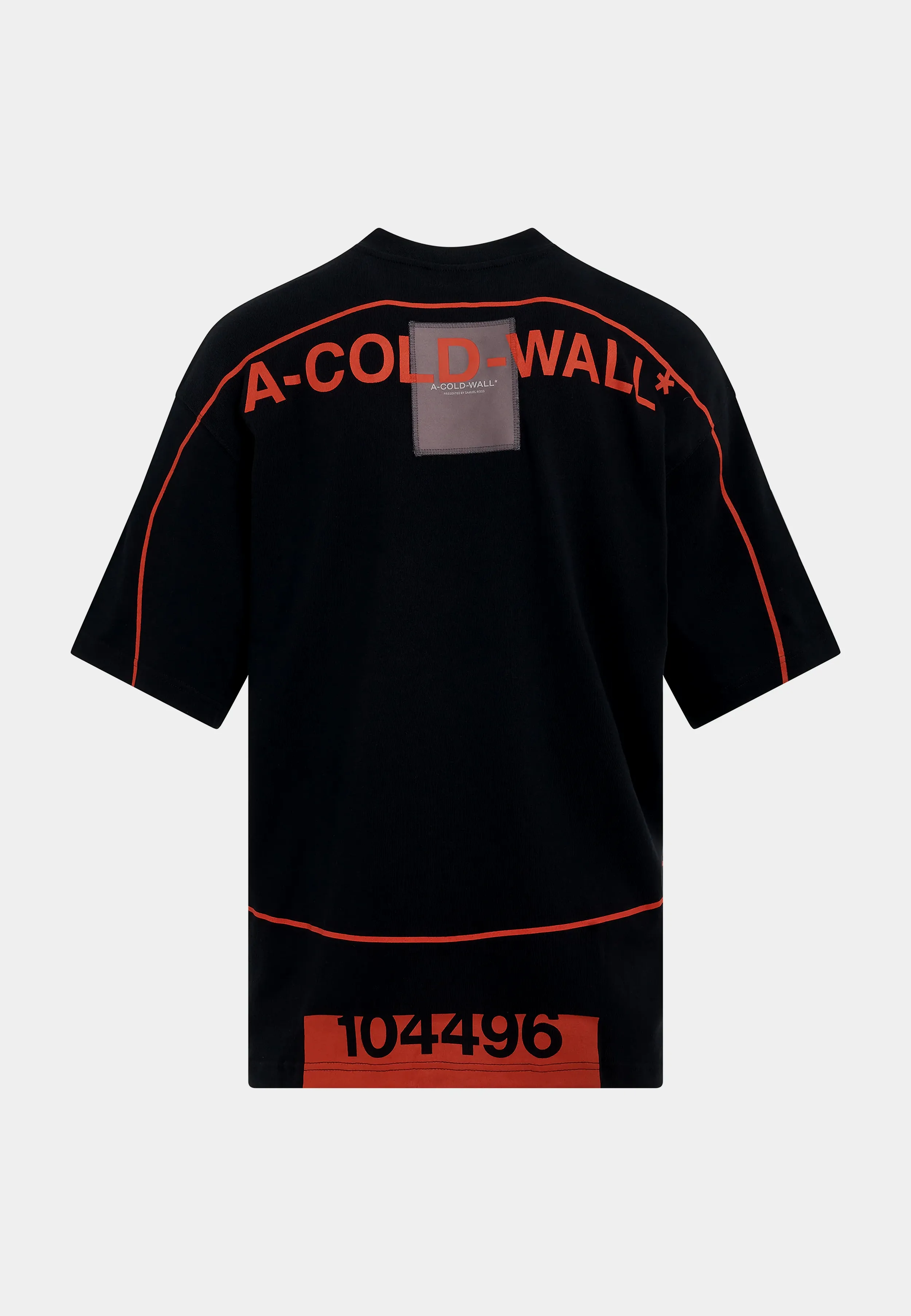 A COLD WALL Field Distortion T-Shirt - Black