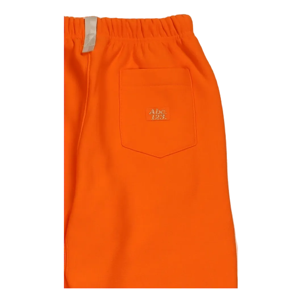 Abc. 123. Sweatpants Carnelian Orange