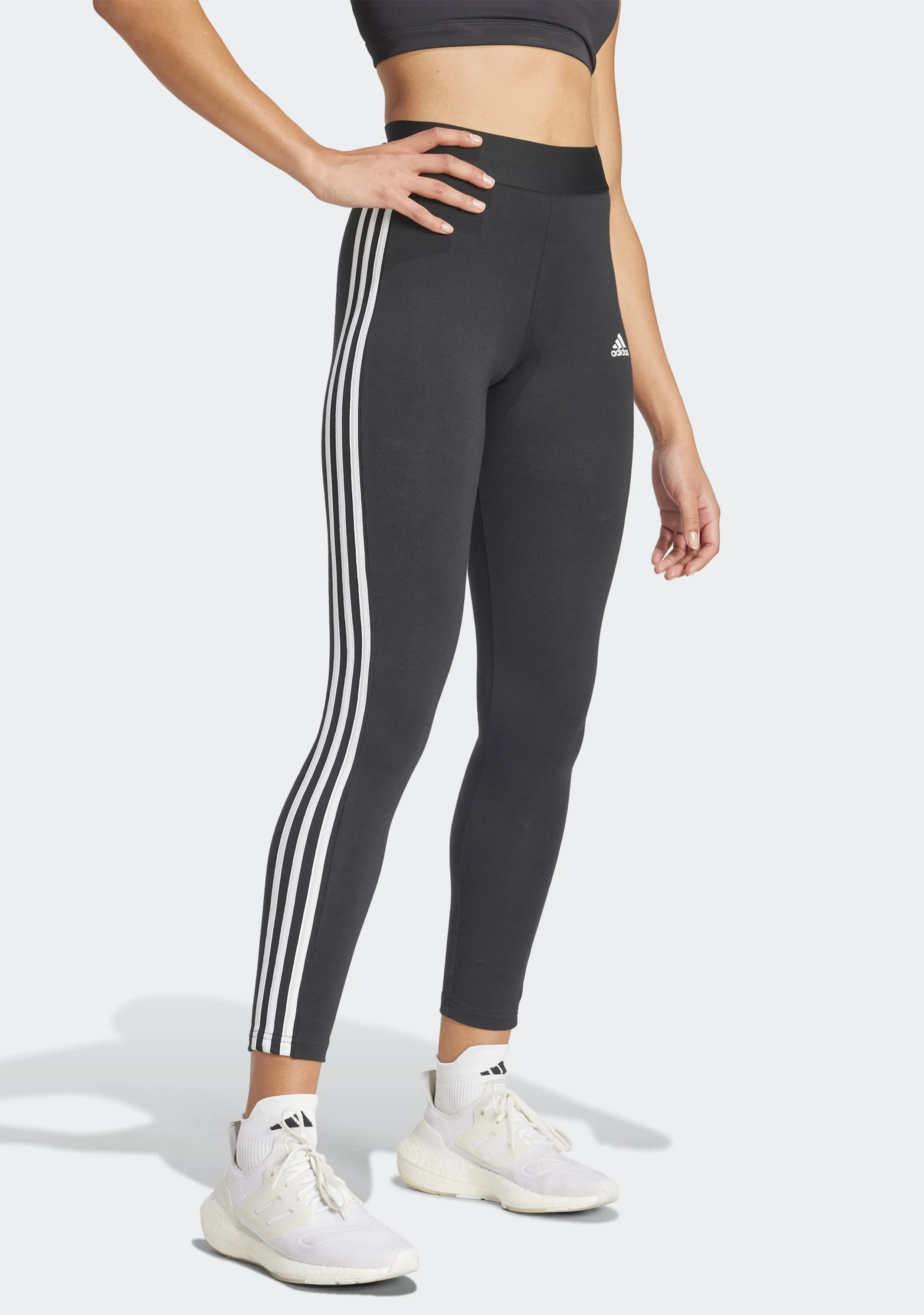 Adidas Womens 3 Stripes Leggings <br> GL0723