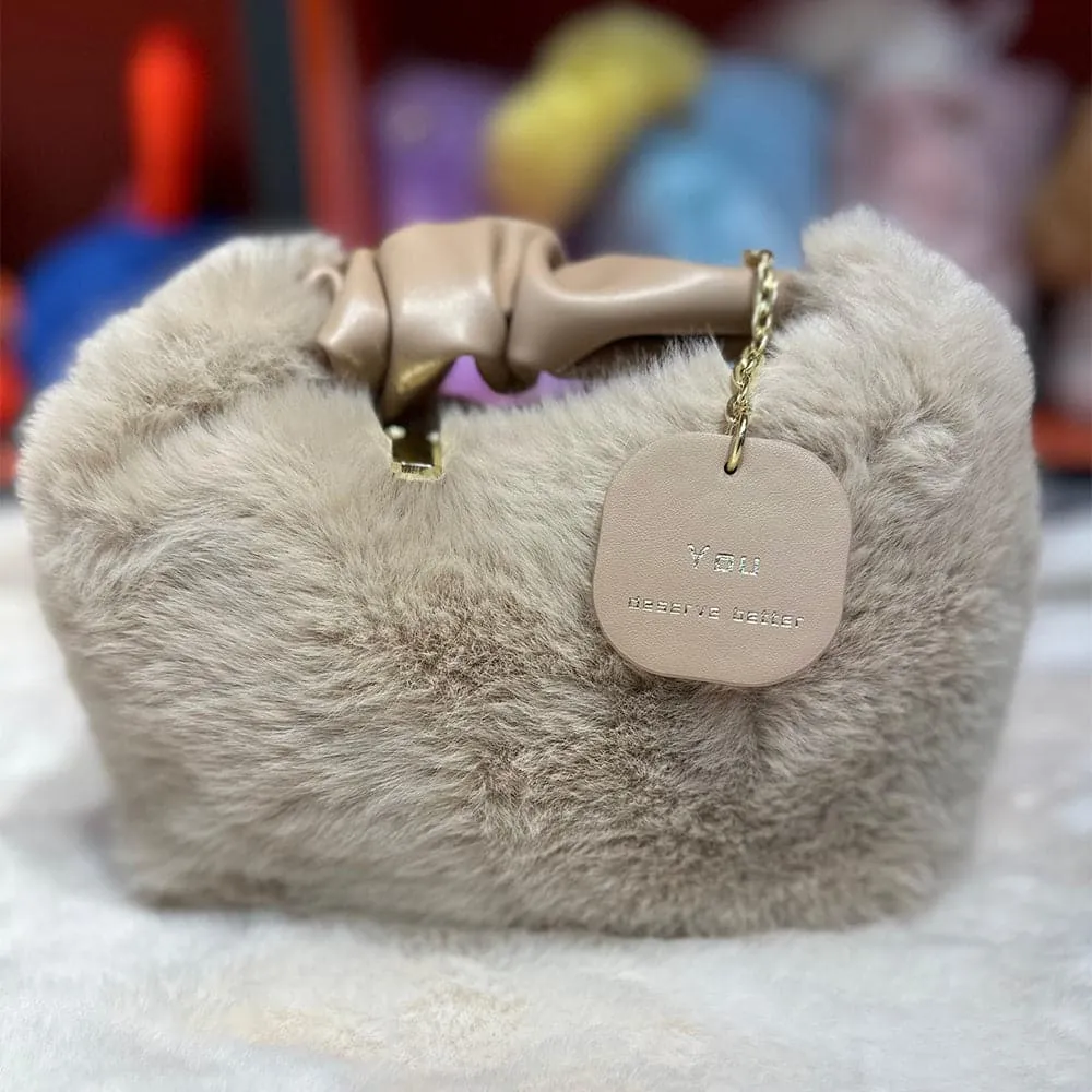 AG Collective Fashionable Fluffy Women's Handbag