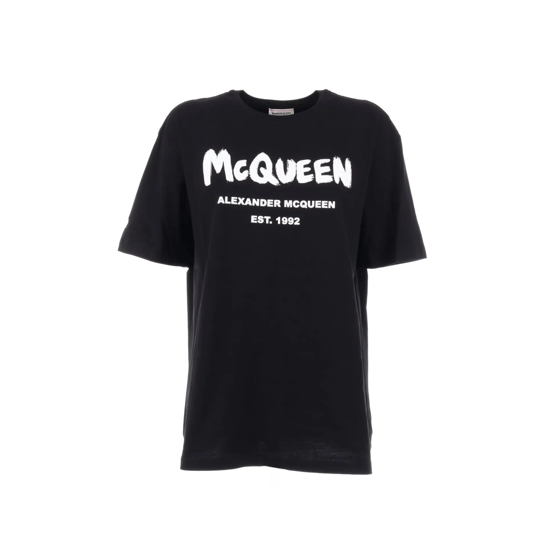 Alexander Mcqueen - Maglietta oversize in cotone