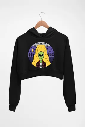 Alien Crop HOODIE FOR WOMEN