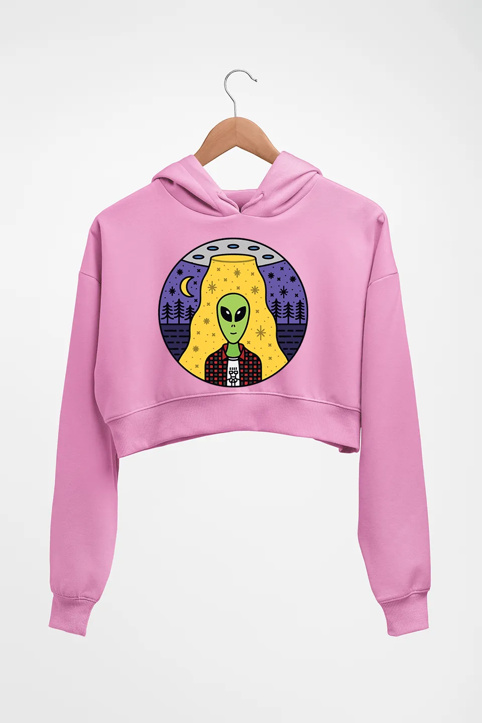 Alien Crop HOODIE FOR WOMEN