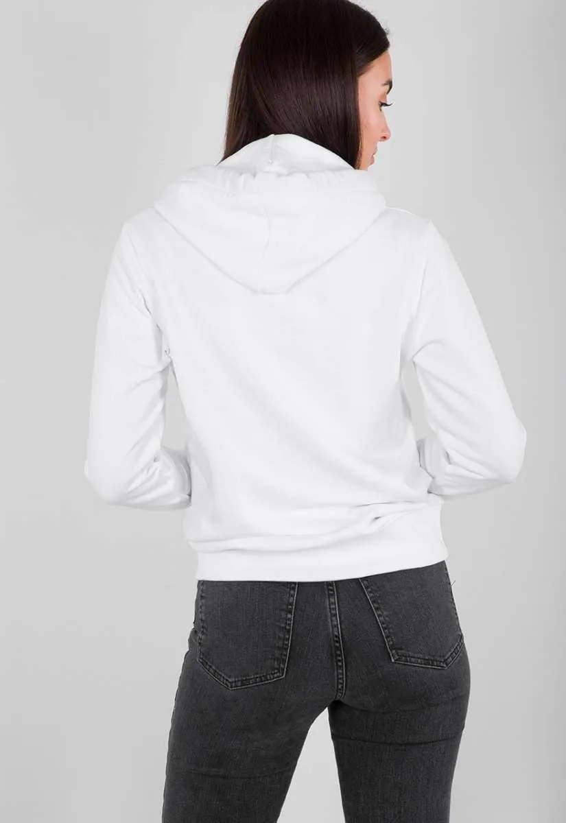 Alpha Industries New Basic Hoodie WMN weiss 196032-09