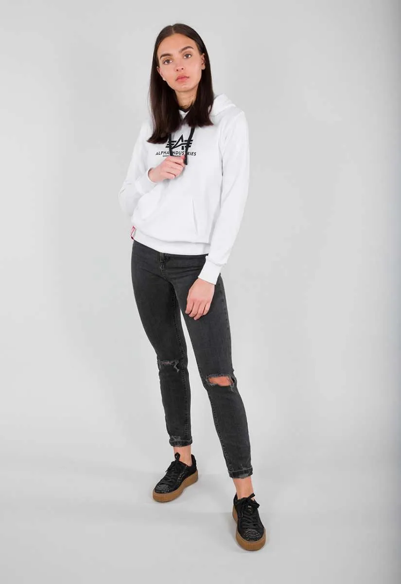 Alpha Industries New Basic Hoodie WMN weiss 196032-09