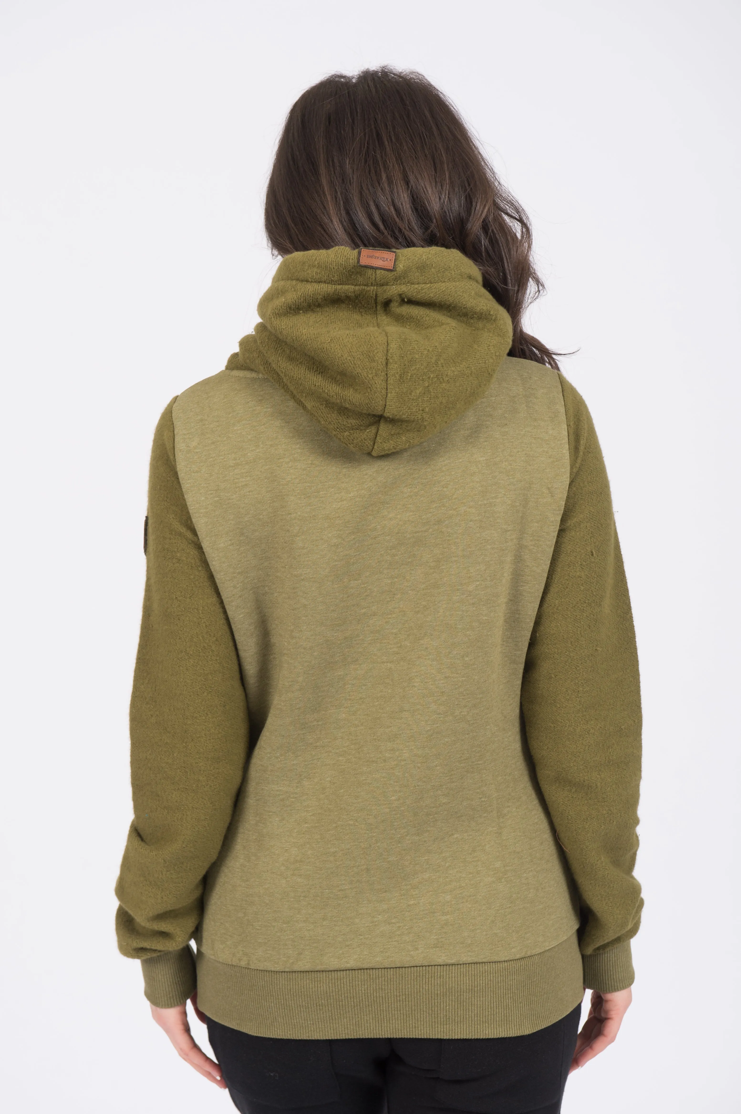 Artemis Reverse Olive Hoodie