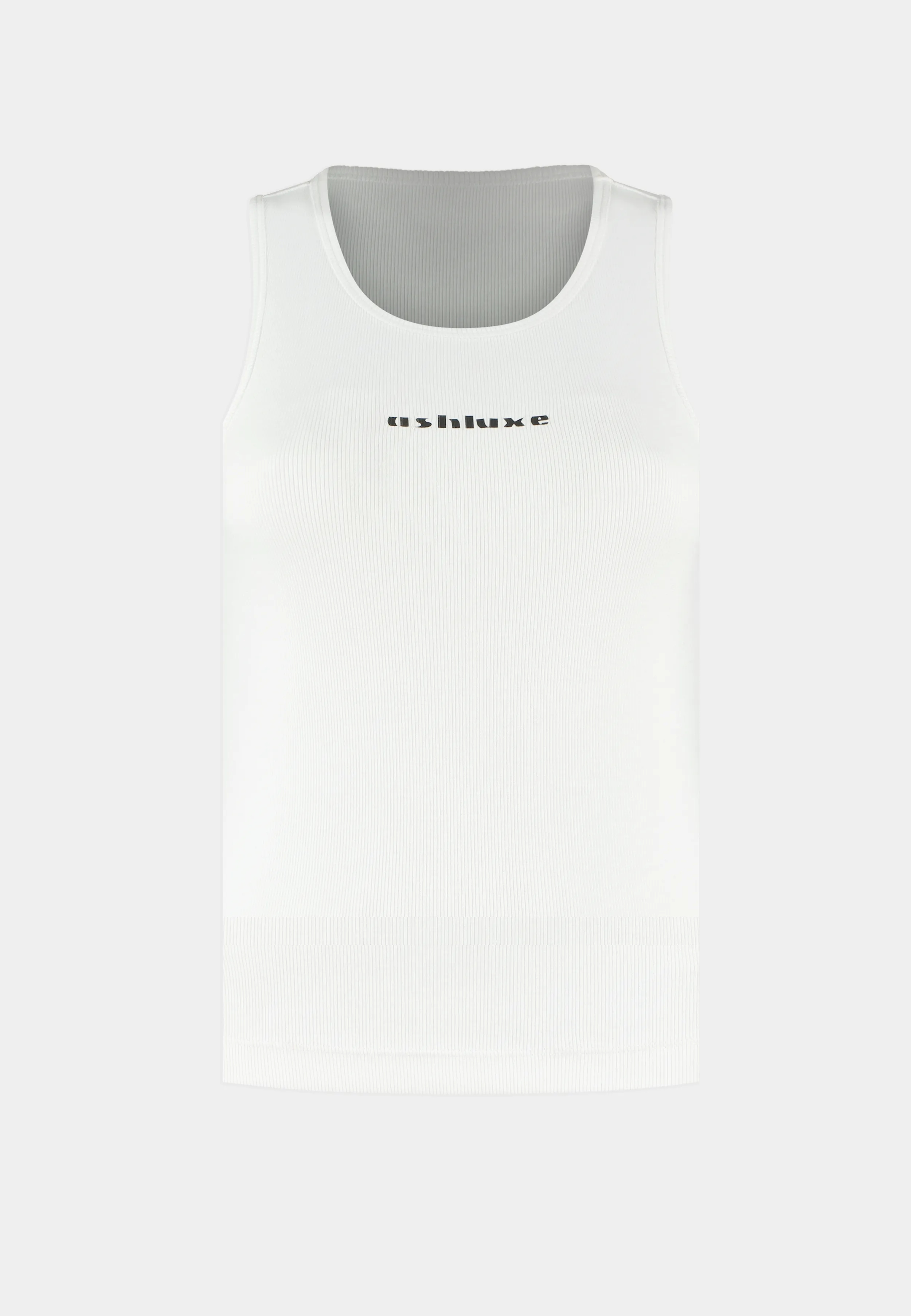 Ash Logo Tank Top - White