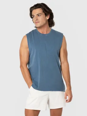 Barrys Stylish Mineral Blue Muscle Tank - Comfortable and Trendy Activewear