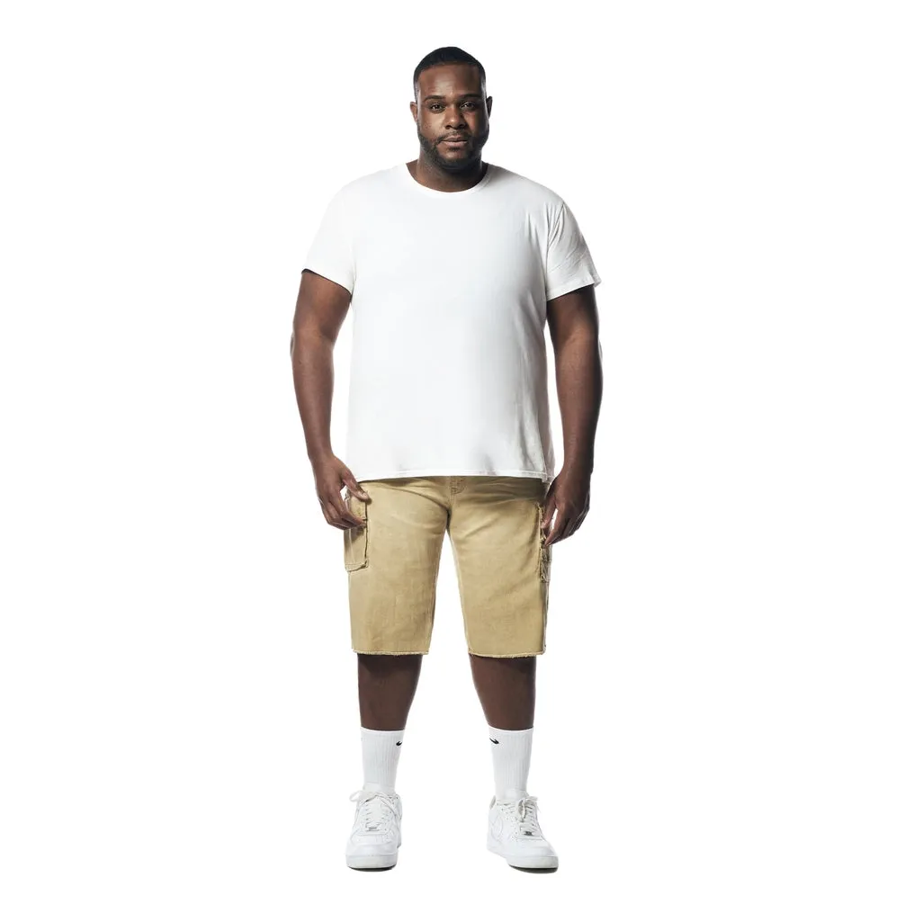 Big and Tall - Pigment Dyed Twill Utility Shorts - Khaki