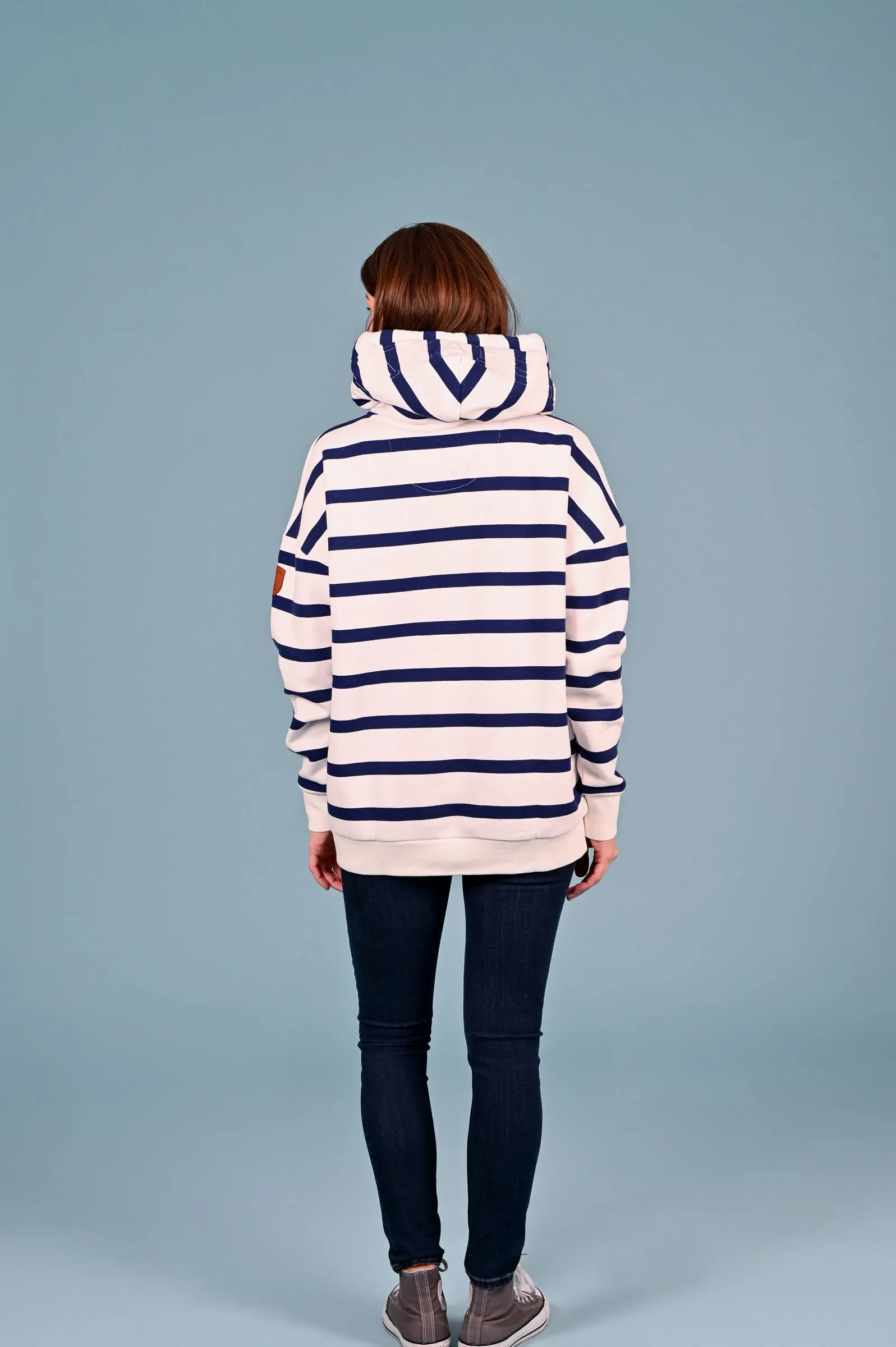 Billie2 Ivory Stripe Hoodie