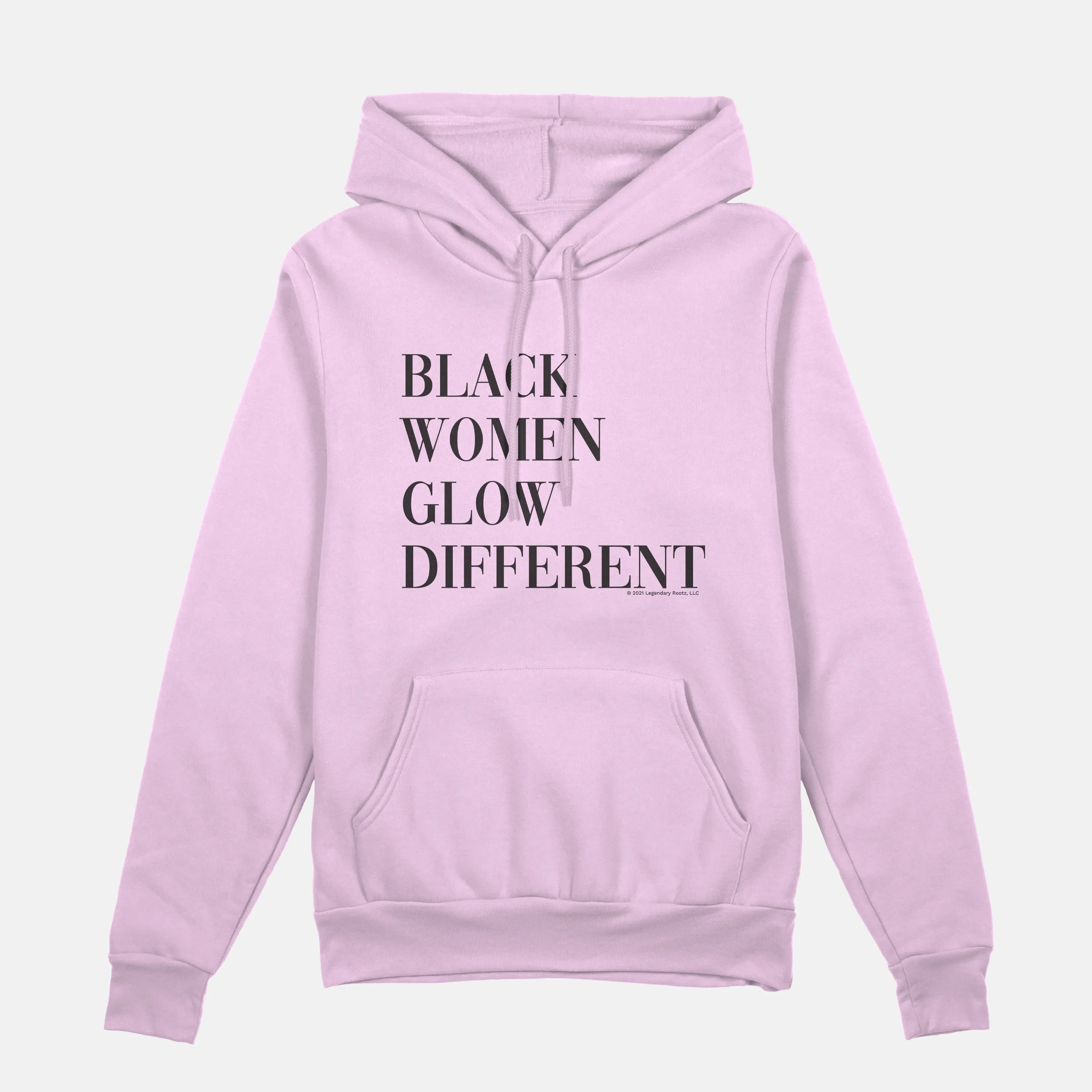 Black Women Glow Different Hoodie