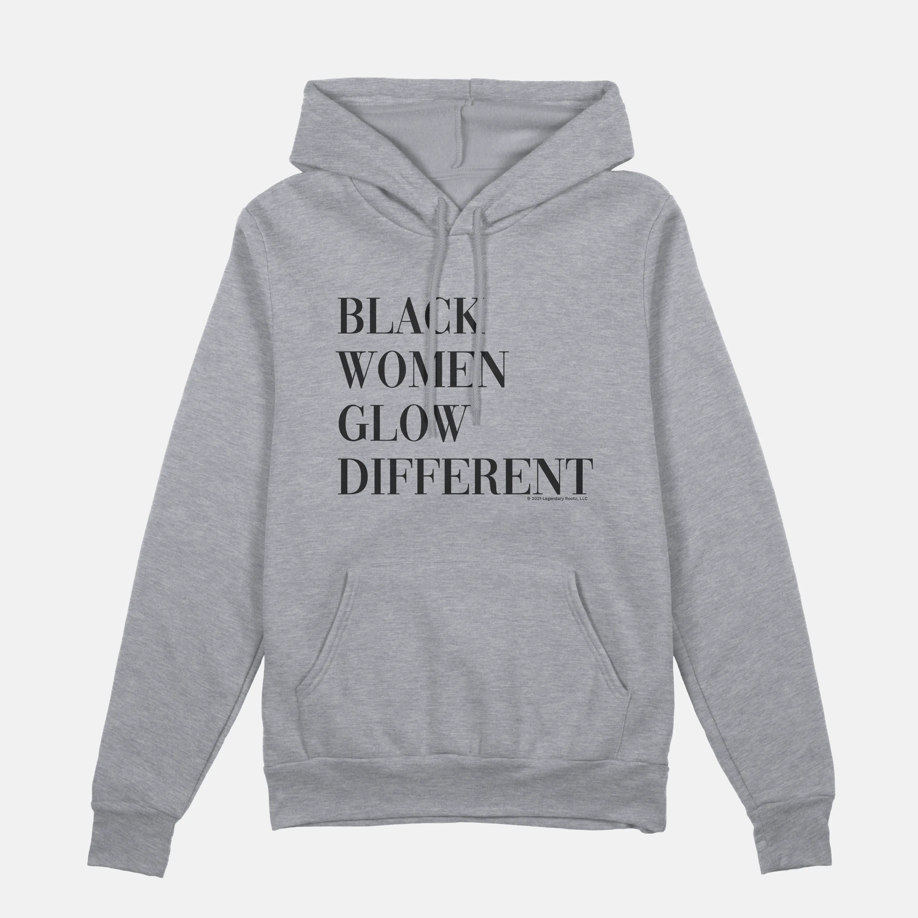 Black Women Glow Different Hoodie