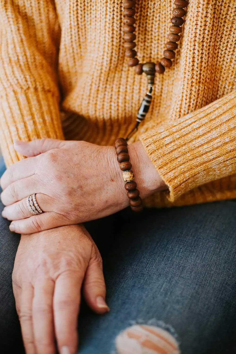 Bodhi & Monk Made Buddha Bead Wrist Mala