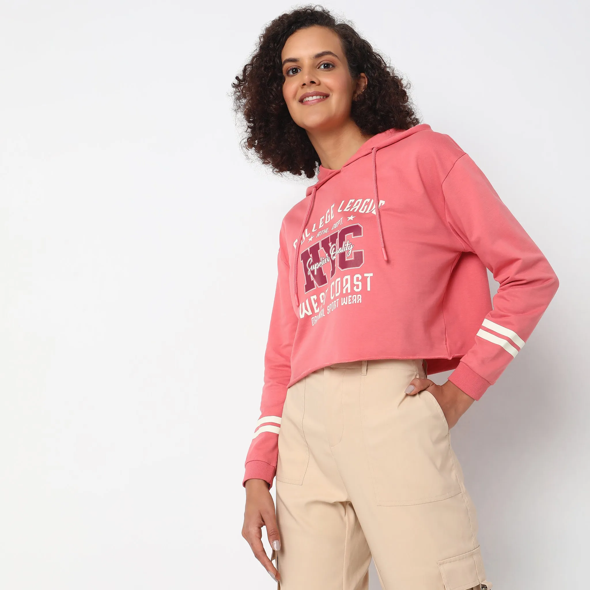 Boxy Fit Graphic Sweatshirt