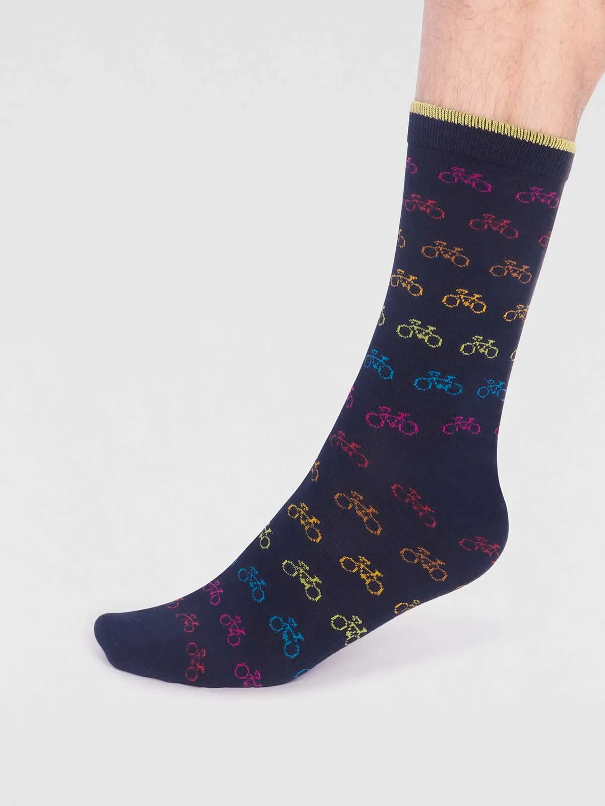 Brandon Bamboo Bike Pack Of Socks - Multi