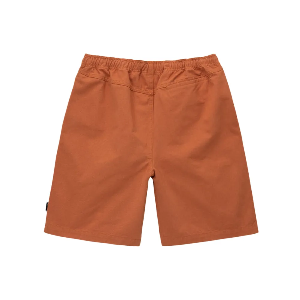 Brushed Beach Short (rust)