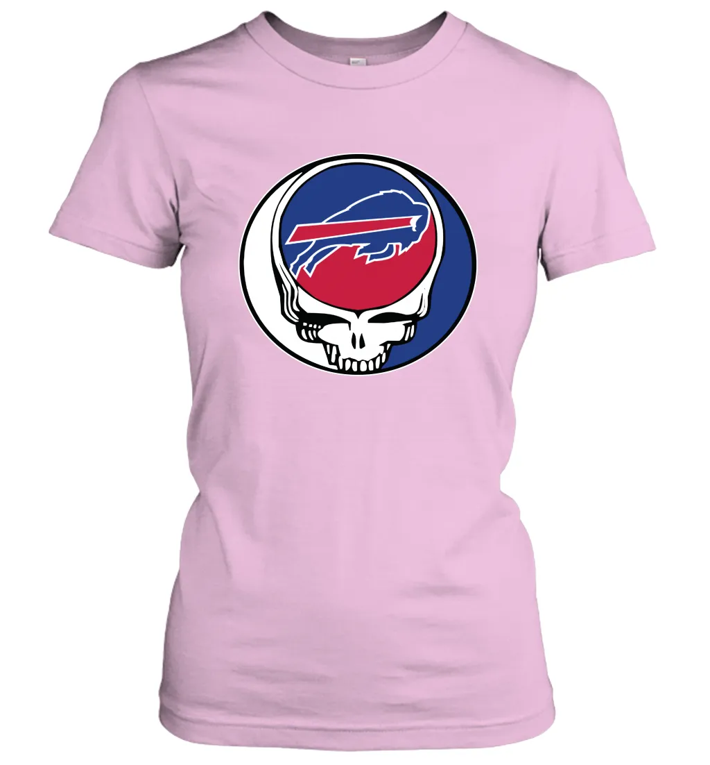 Buffalo Bills Grateful Dead Steal Your Face NFL Football Womens T-Shirt