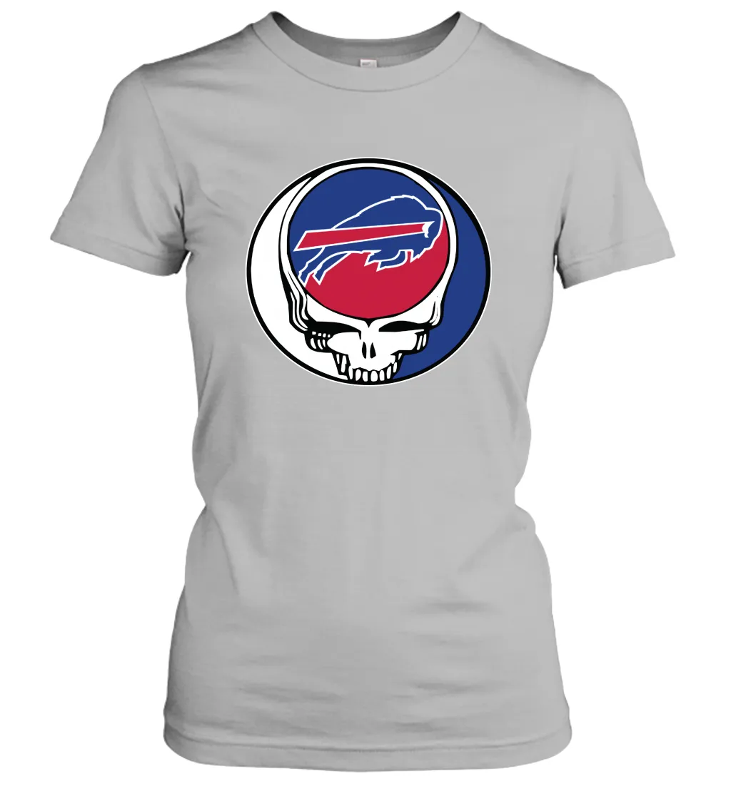 Buffalo Bills Grateful Dead Steal Your Face NFL Football Womens T-Shirt