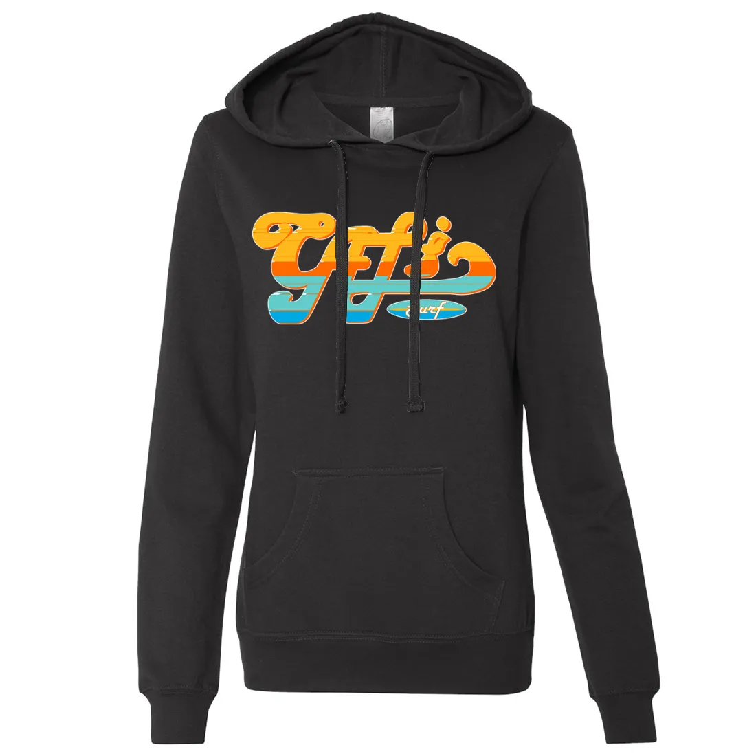 Cali Surf Ladies Lightweight Fitted Hoodie