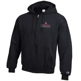 Champion Men's Seminole Logo/Florida State Seminoles Powerblend Full-Zip Hood - Black