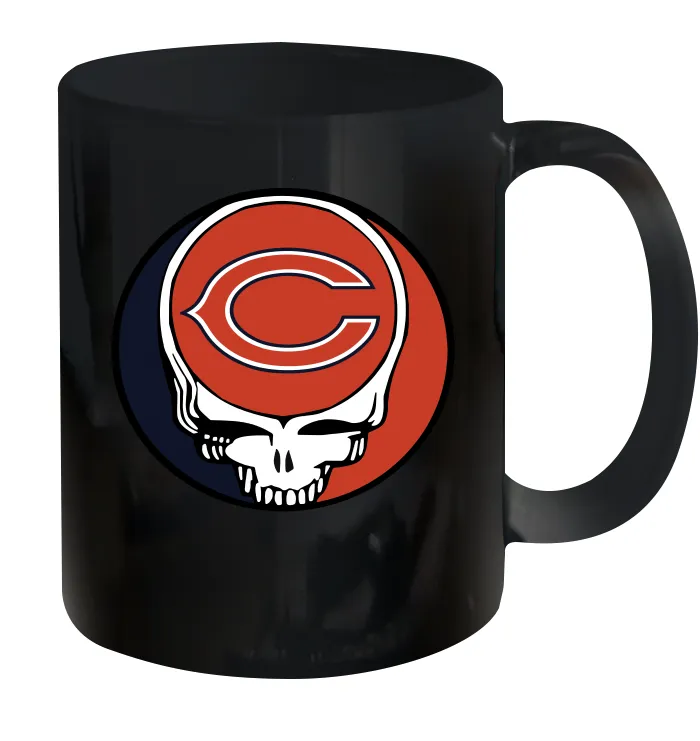 Chicago Bears Grateful Dead Steal Your Face NFL Football Ceramic Mug 11oz