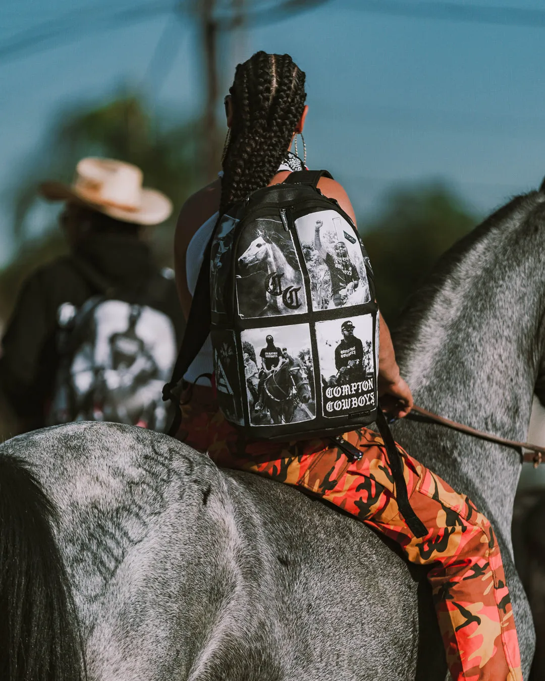 COMPTON COWBOYS HOME ON THE RANGE BACKPACK