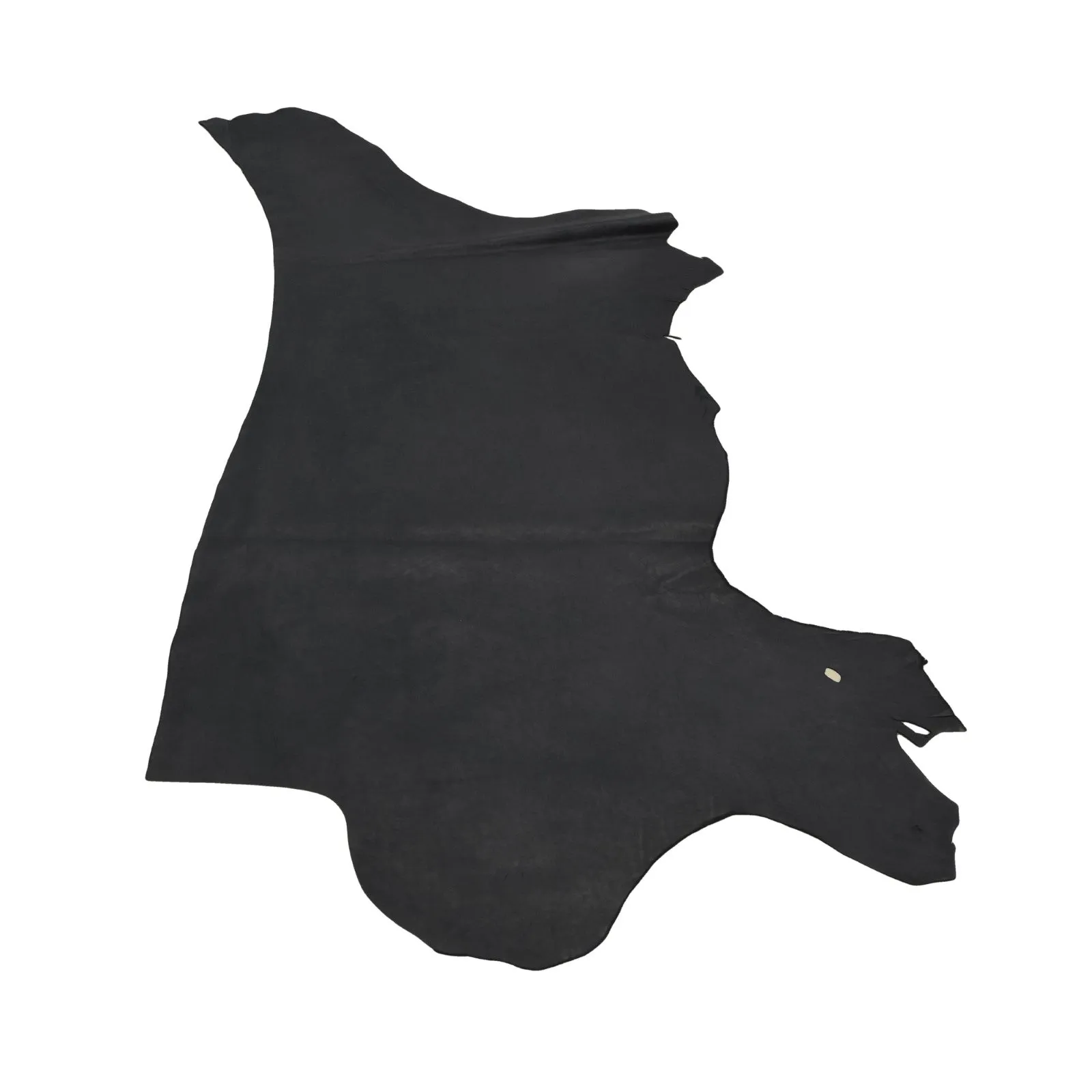 Conquest Black Oil Tanned Cowhide Sides 2 1/2 oz Flat Grain