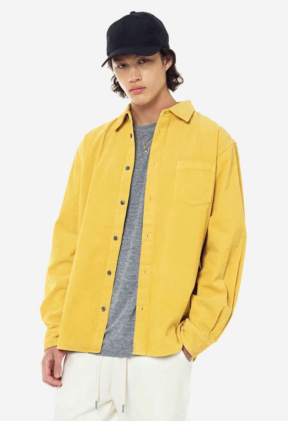 Corduroy Shirt / Mustard