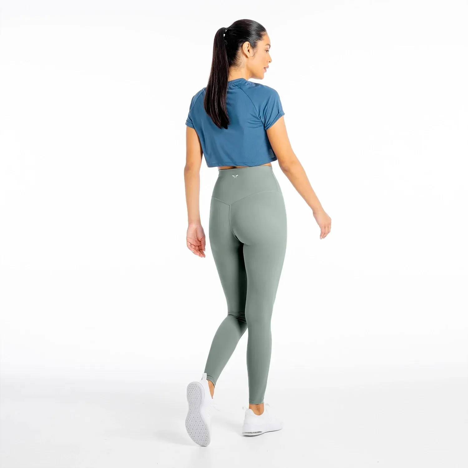 Core Agile Leggings -  Petrol Green