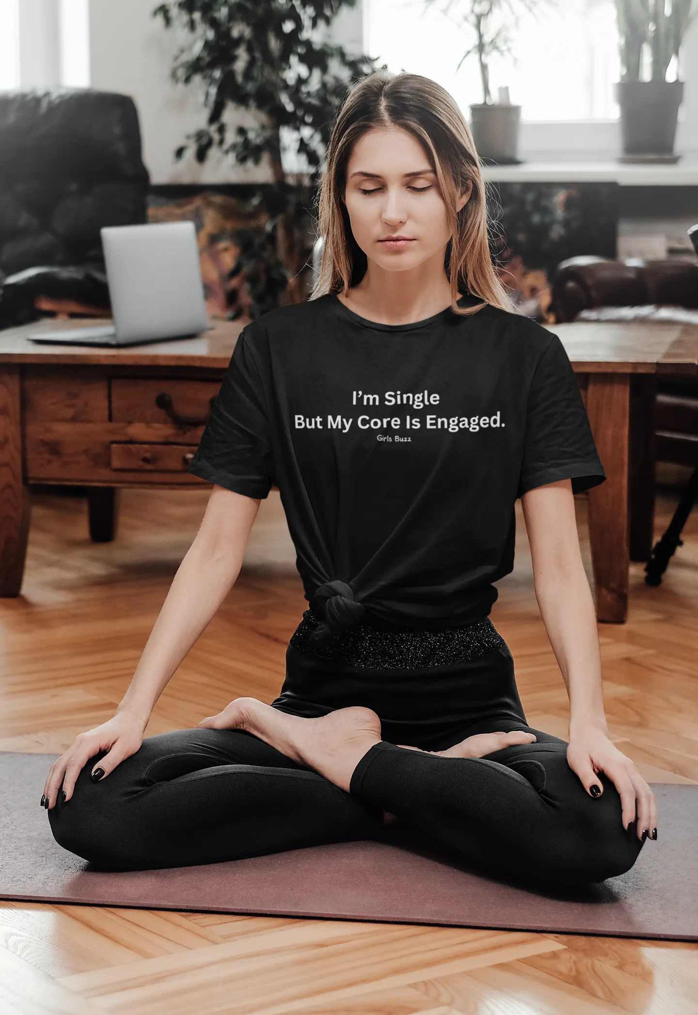 Core Is Engaged Yoga Oversized Tee