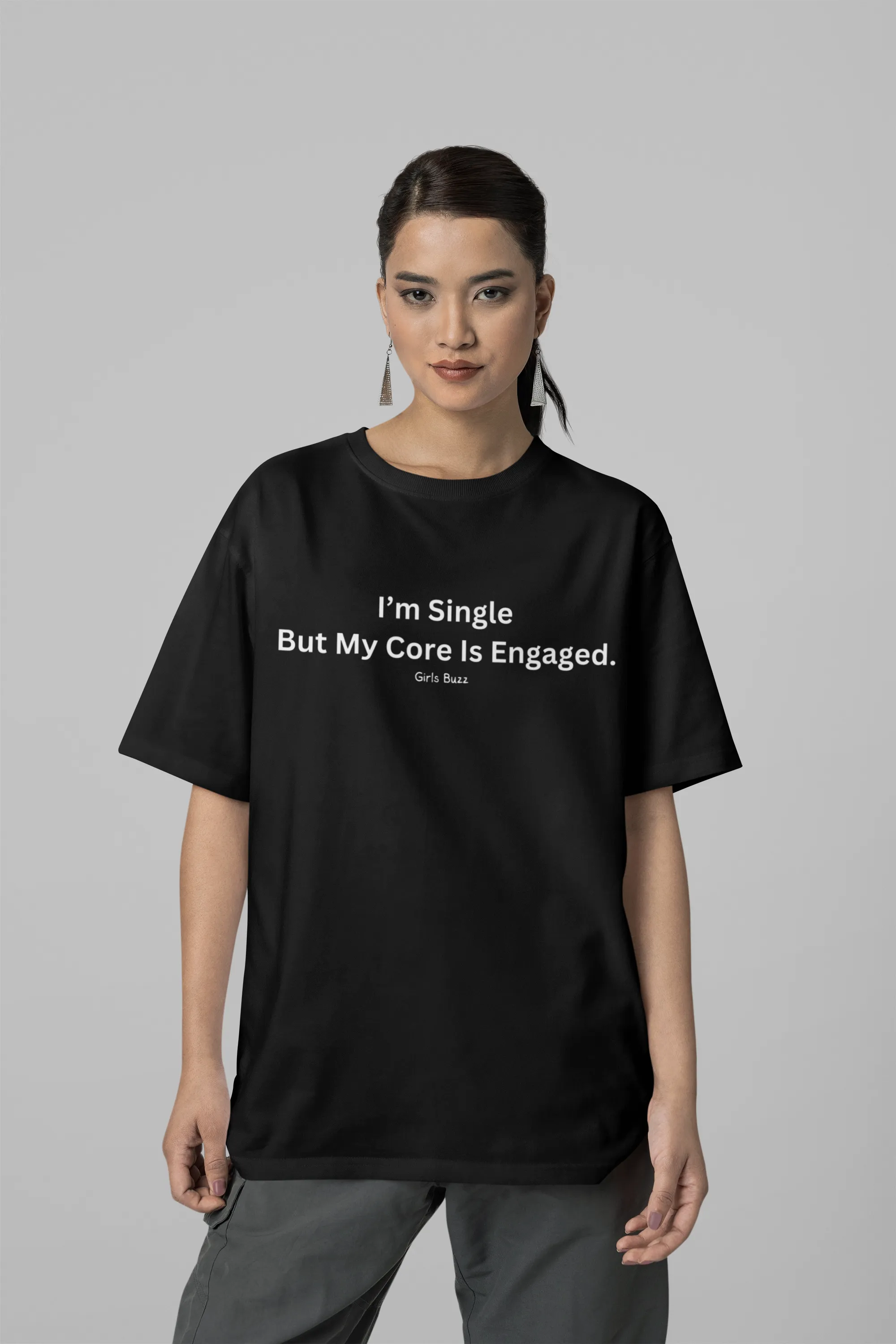 Core Is Engaged Yoga Oversized Tee