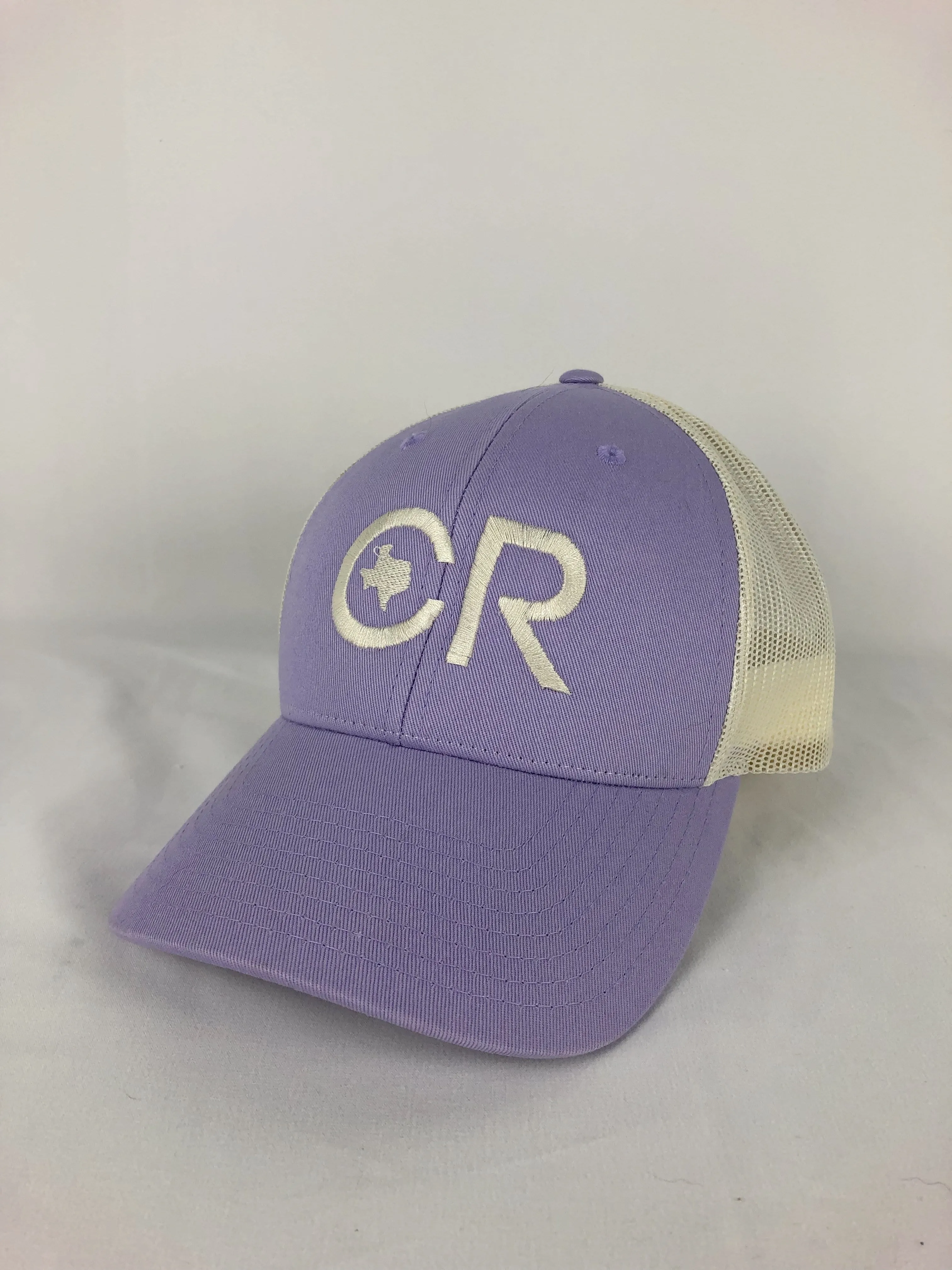 CR Lavender and Cream Mesh Hat