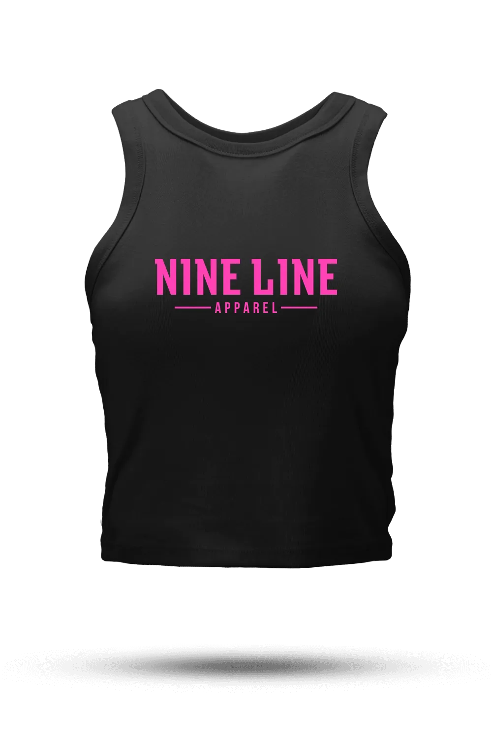 Crop Tank - NLA Basic Pink Logo