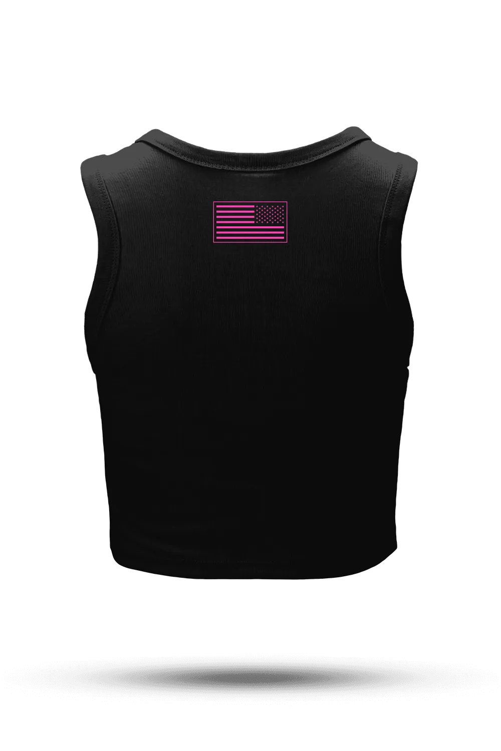 Crop Tank - NLA Basic Pink Logo