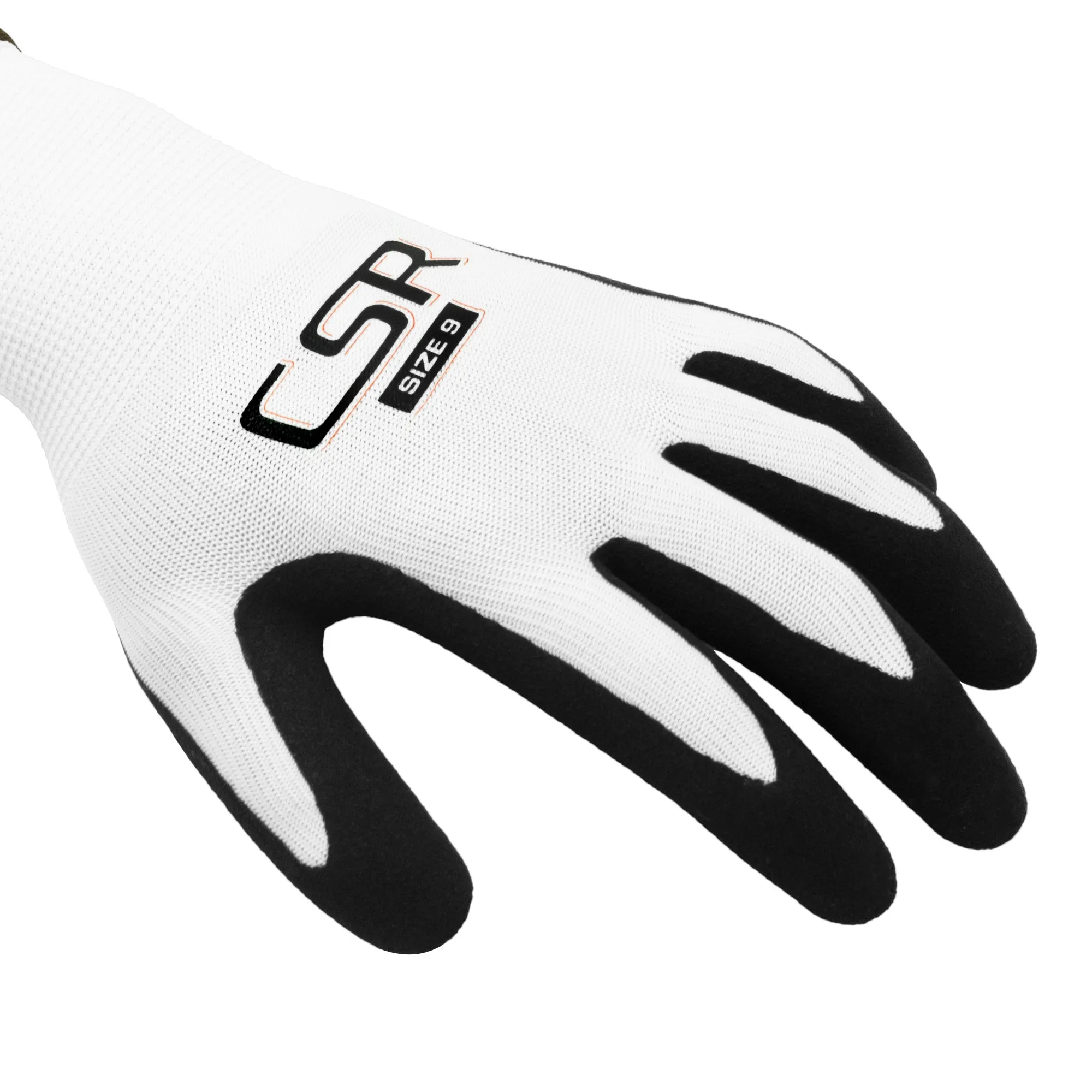 CSR PowerGrip Multi-Purpose Drywall Safety Gloves - White