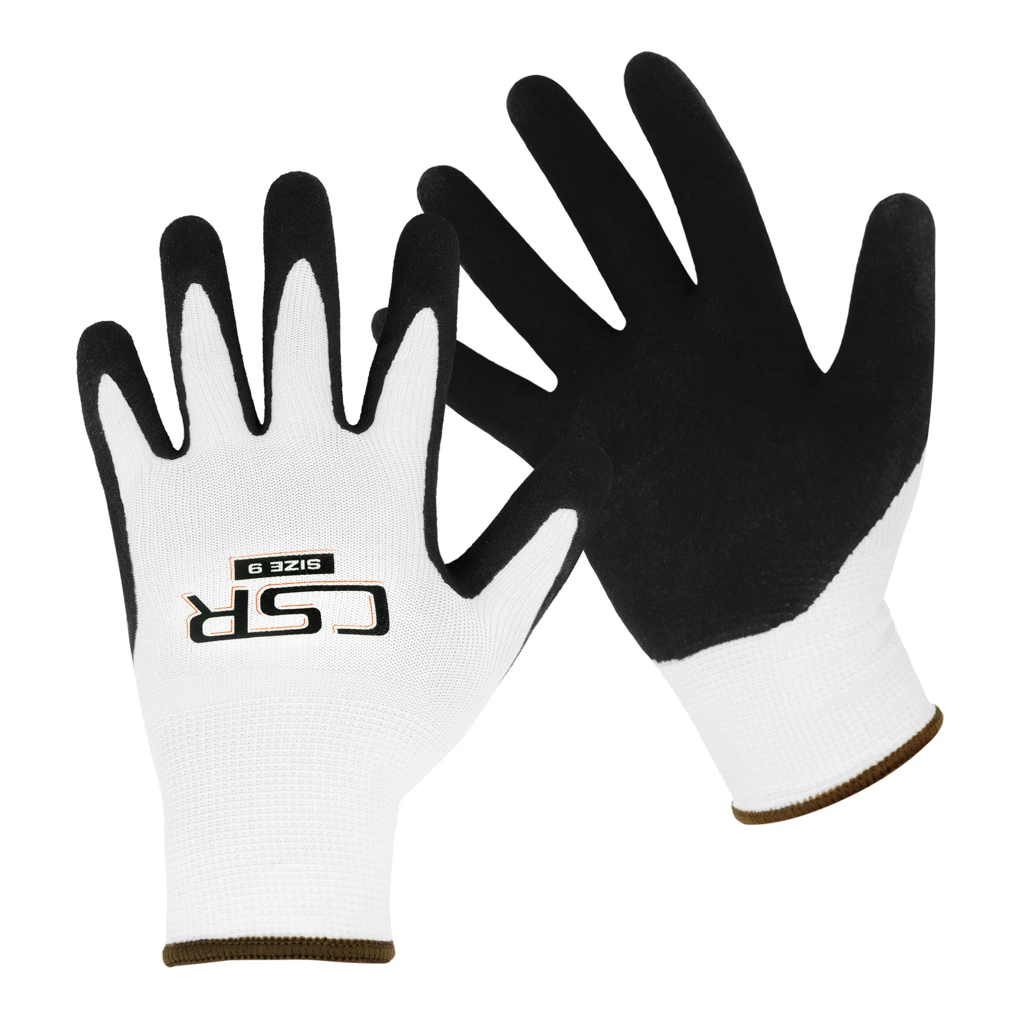 CSR PowerGrip Multi-Purpose Drywall Safety Gloves - White