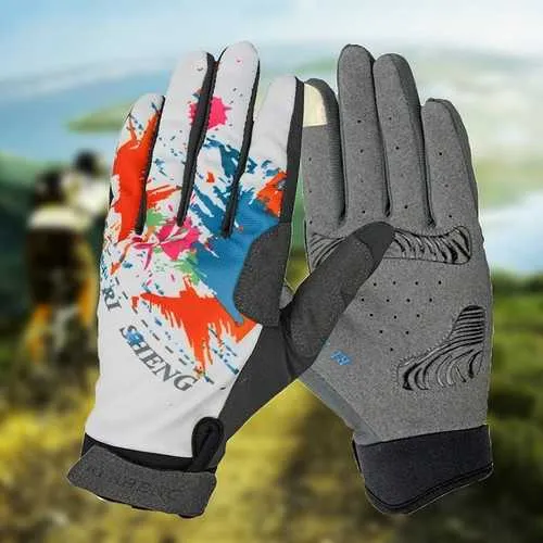 Cycling Bike Bicycle Gloves Riding Touch Screen Gloves Full Fingers Gloves