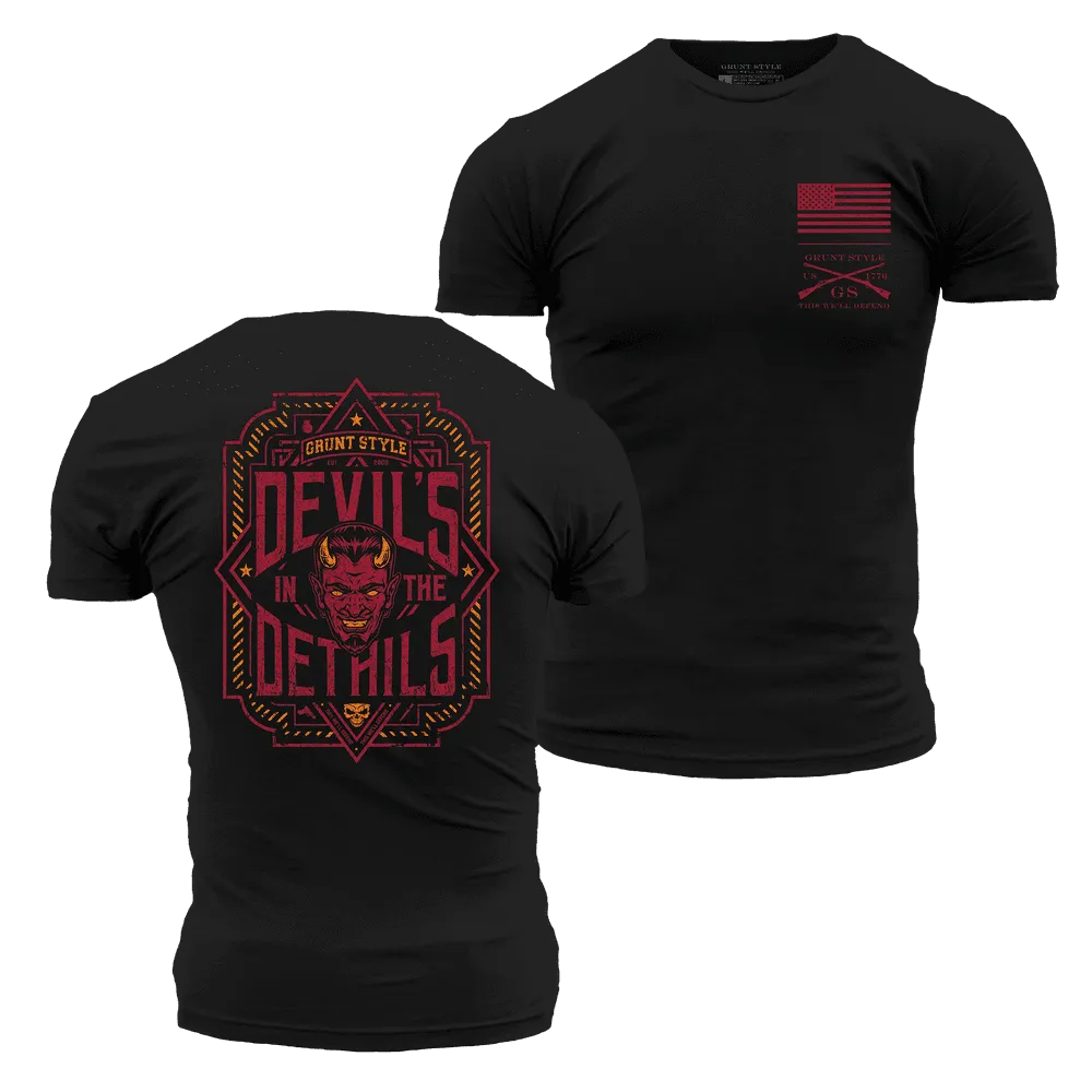 Devils In The Details T-Shirt - Black