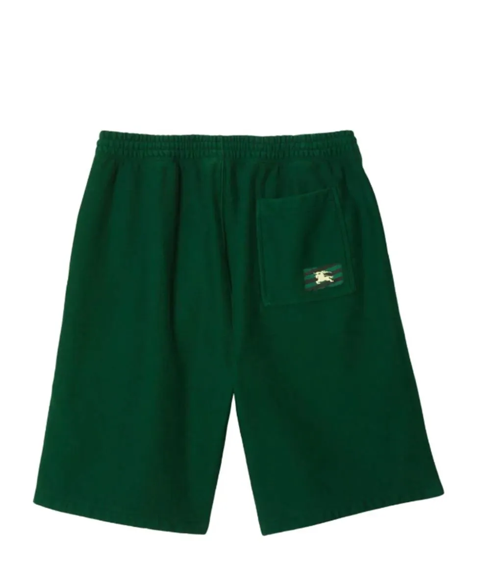 EQUESTRIAN KNIGHT-LOGO COTTON SHORTS