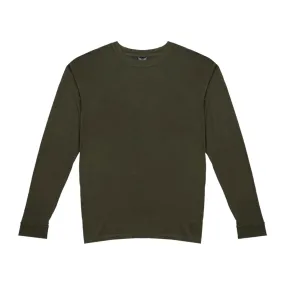 Essential Premium L/S Tee - Moss