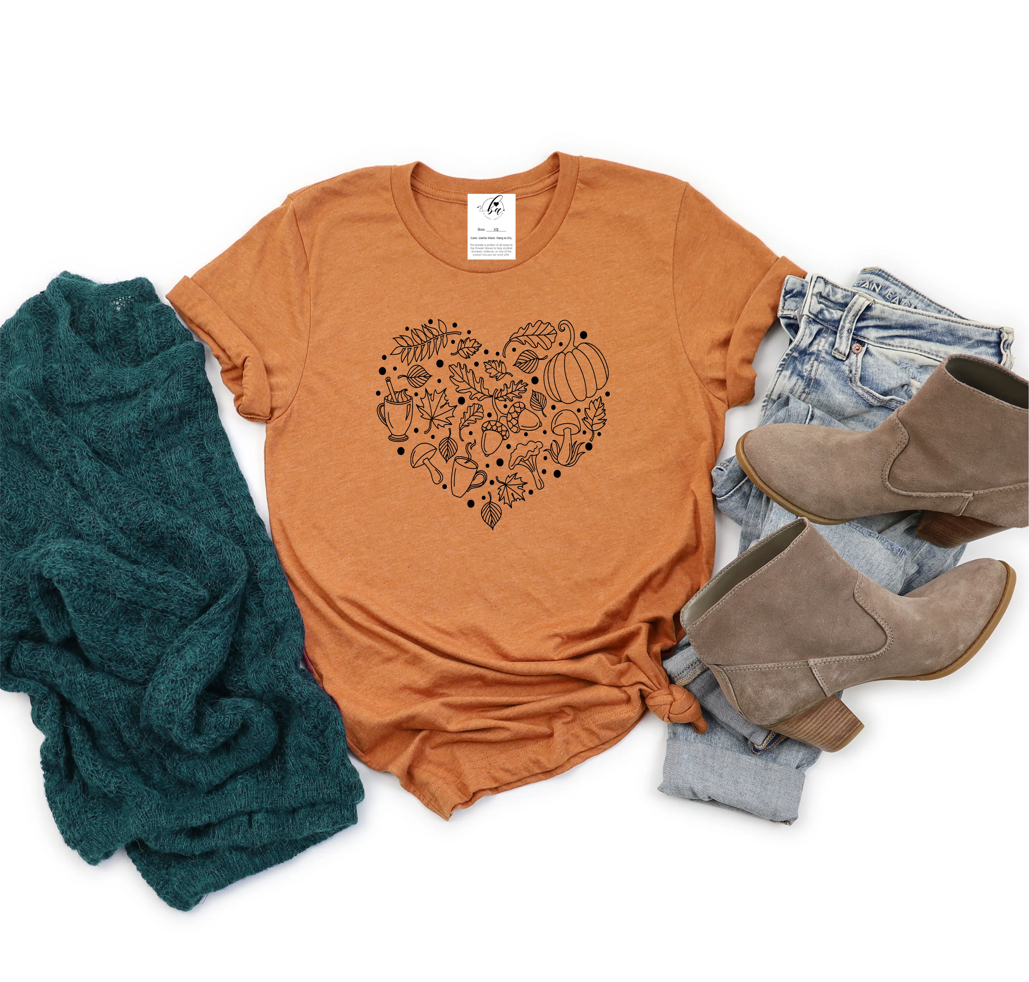 Fall Heart Tee