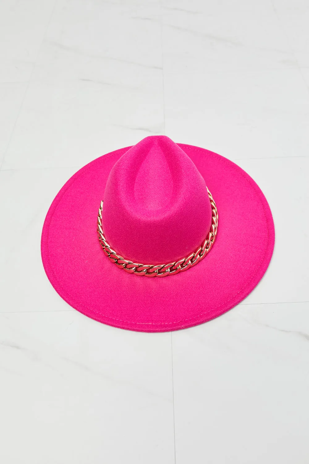 Fame Keep Your Promise Fedora Hat in Pink