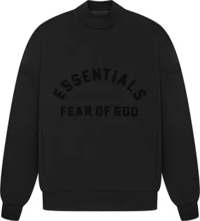 FEAR OF GOD Essentials crewneck jet black (SS23)