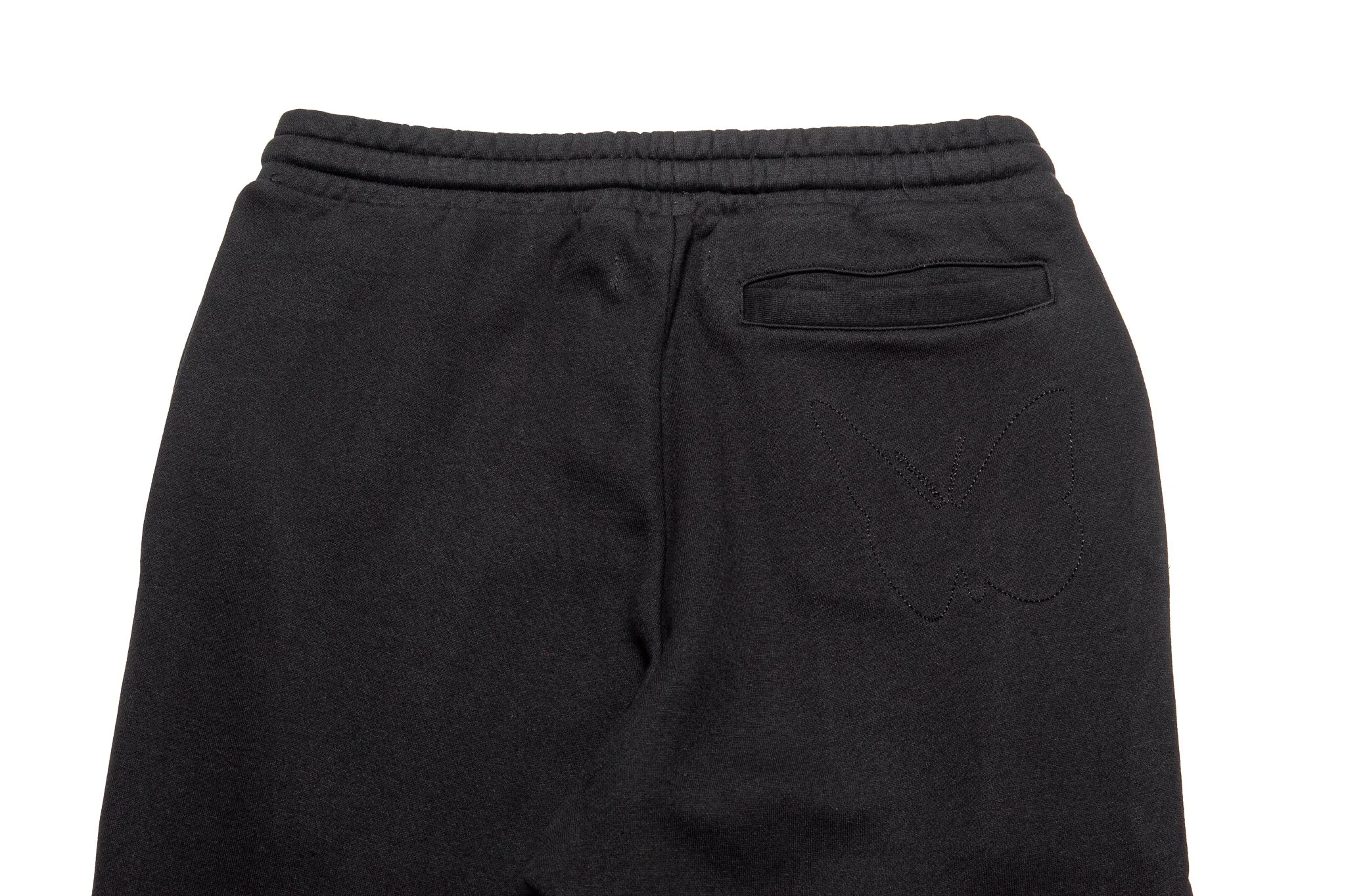 Felt Pleated Sweatpants "Black"