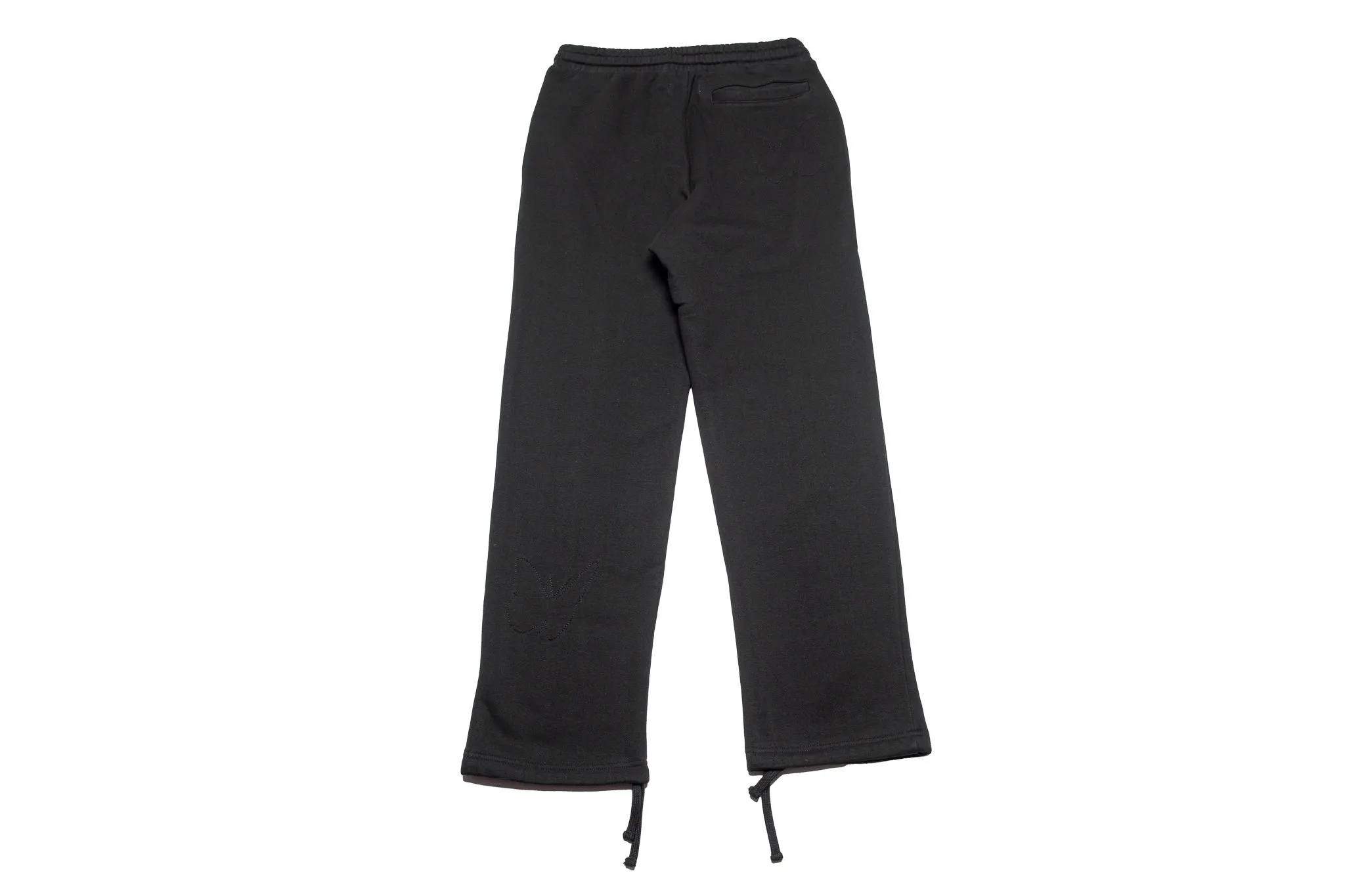 Felt Pleated Sweatpants "Black"